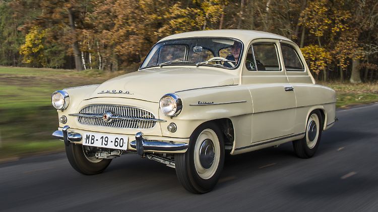 La première génération de la Skoda Octavia de la fin des années cinquante est un régal pour les yeux.