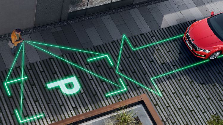 À l’avenir, vous pourrez également vous garer de l’extérieur avec votre smartphone.