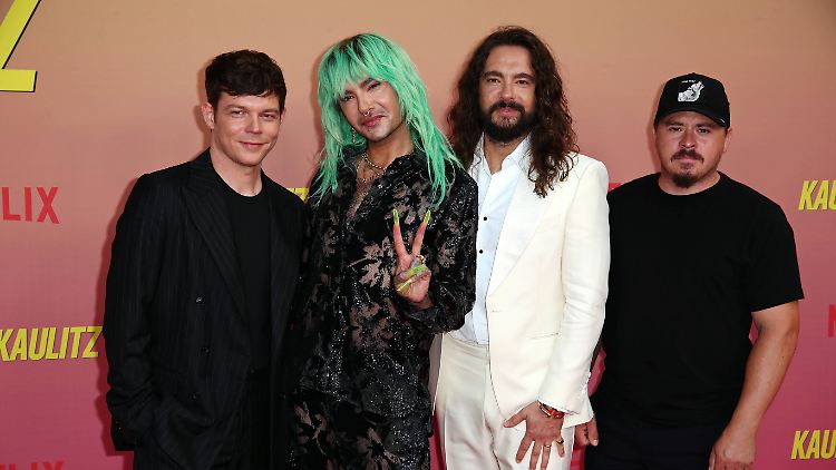 Georg Listing, Bill Kaulitz, Tom Kaulitz et Gustav Schäfer (de gauche à droite) sont toujours Tokio Hotel aujourd'hui.