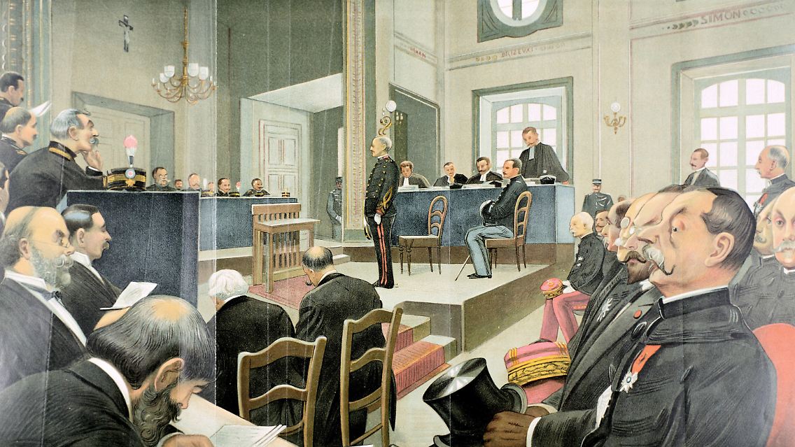 Traitement artistique d'une négociation dreyfusienne.