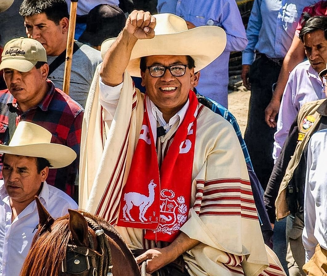Le candidat de gauche à la présidentielle mobilise la population rurale au Pérou