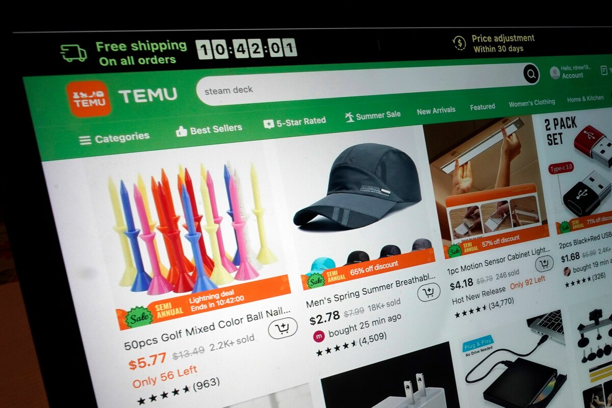 Produits illégaux : une amende d'un million de dollars pour le détaillant en ligne Temu