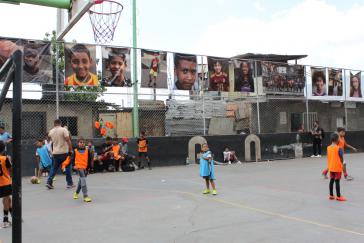 La rénovation d'un terrain de basket a valorisé le sport local