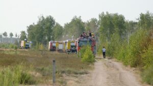 Il existe une menace d'expansion : la réserve naturelle de Gohrischheide brûle sur 40 hectares