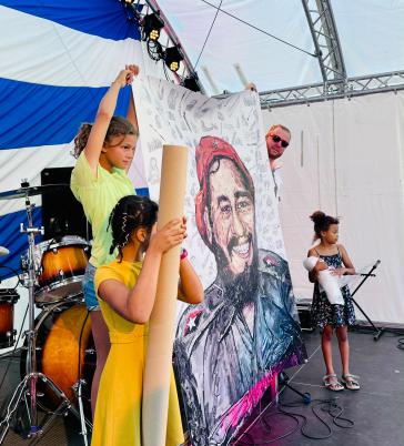 Présentation du tableau Fidel par Mustapha Boutadjine