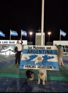 L'équipe nationale argentine confirme sa prétention aux îles Falkland