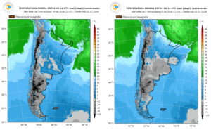 Vague de froid antarctique en Argentine
