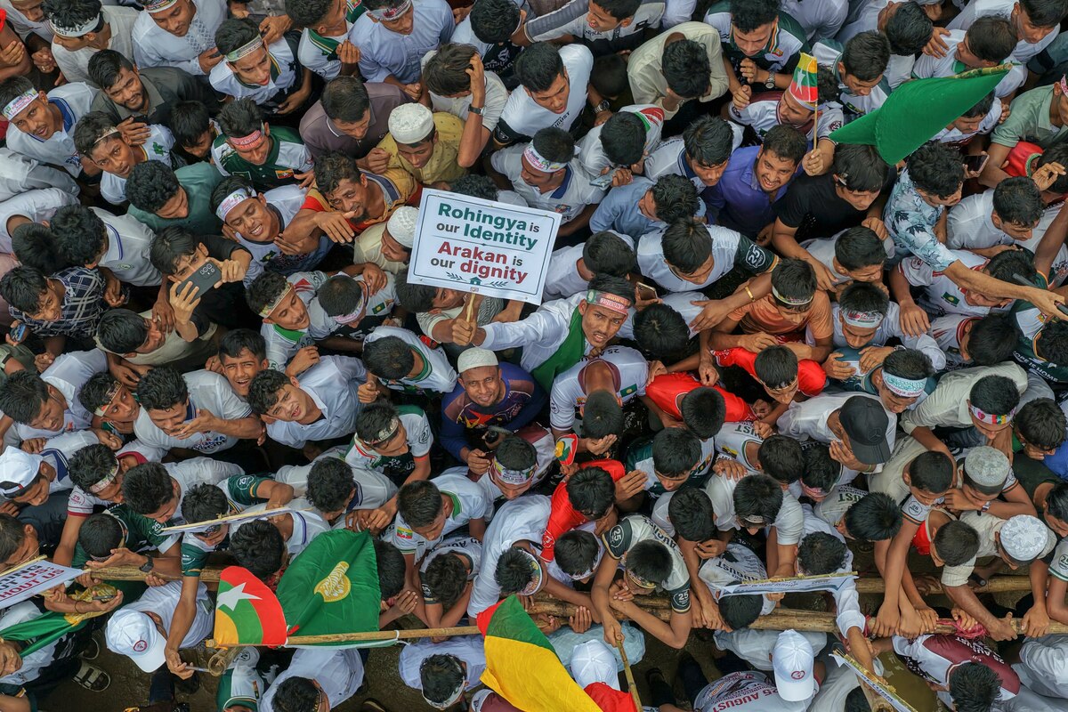 9e anniversaire du déplacement massif : les réfugiés rohingyas exigent un retour en toute sécurité au Myanmar