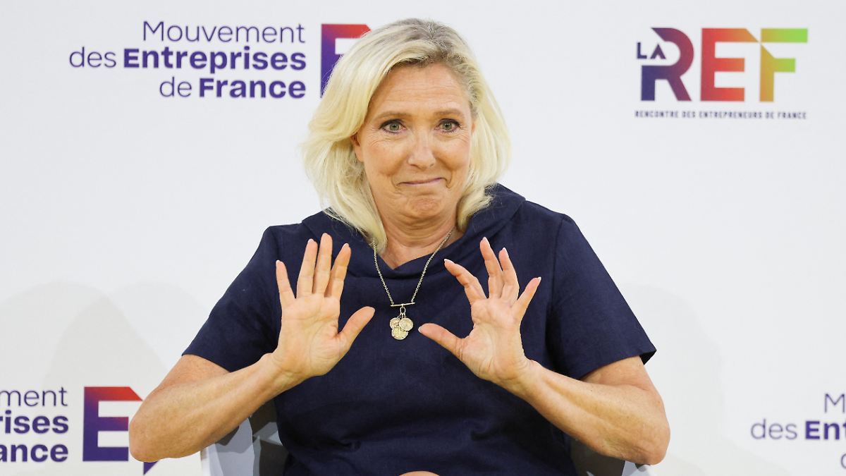 Cinq milliards d'euros au lieu de huit ? : Le Pen veut réduire les contributions françaises à l'UE s'il remporte les élections