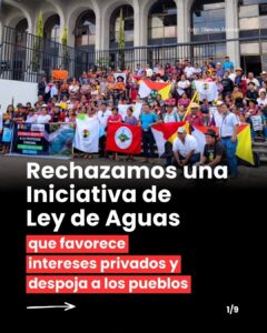 Différend au Guatemala sur la nouvelle loi sur l'eau