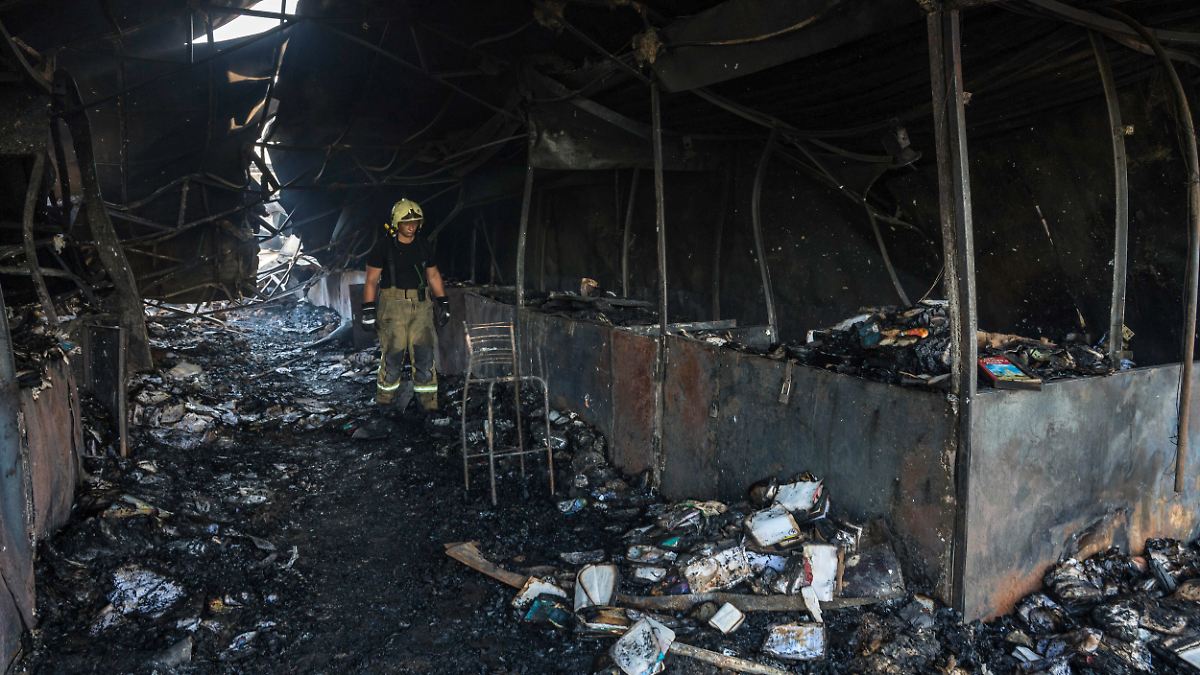 Lors de l’attaque de Kyiv : les Russes détruisent même le légendaire marché du livre