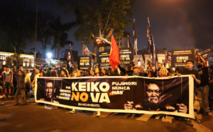 Manifestations contre le nouveau président péruvien Keiko Fujimori