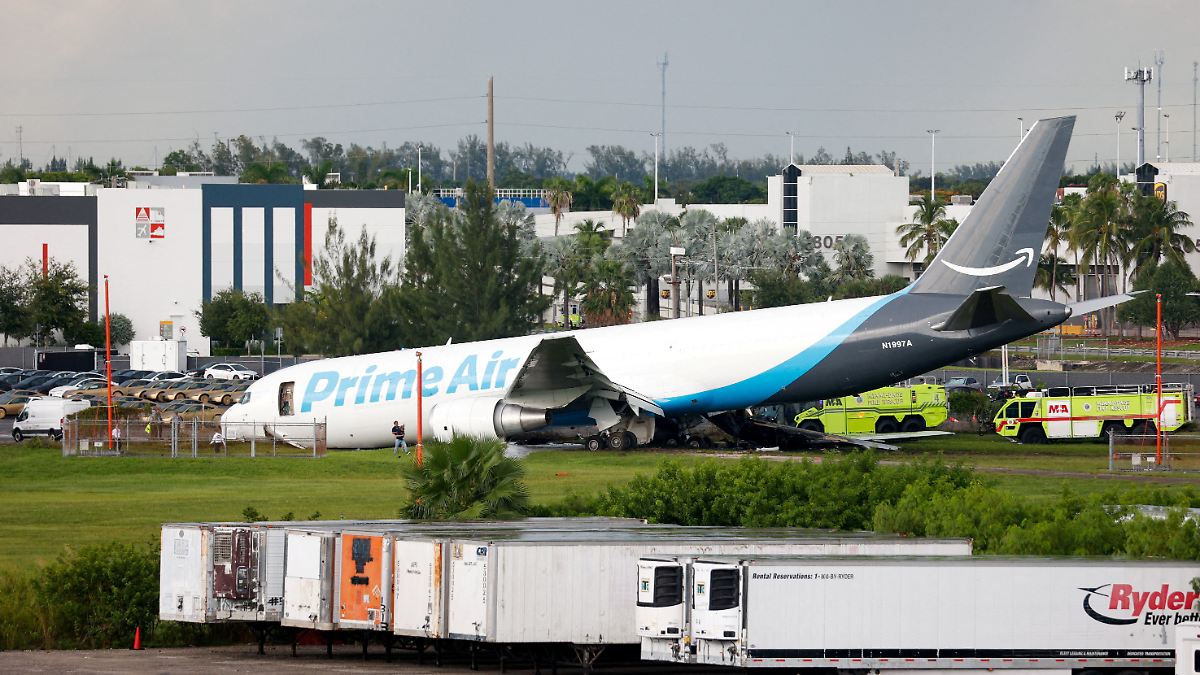 A l'aéroport de Miami : cinq morts dans un accident d'avion cargo Amazon