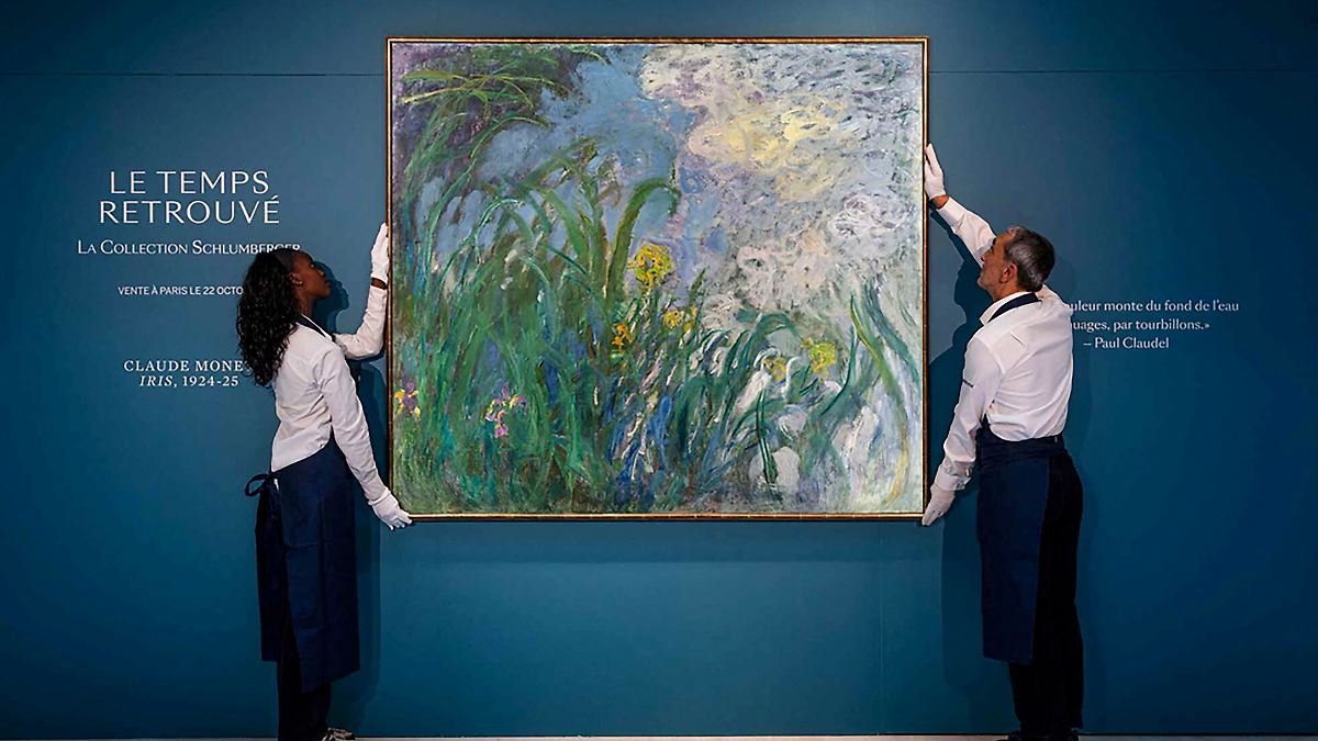 Œuvre inédite : la vente aux enchères d'un tableau de Monet atteint un montant record